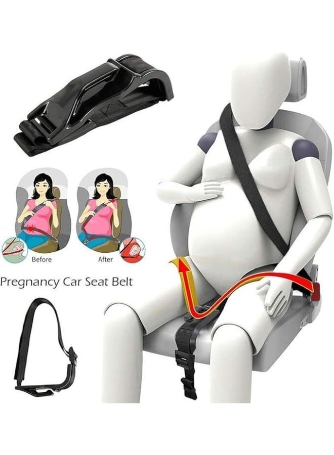 **مُعدِّل حزام أمان الحمل – موسع حزام أمان السيارة للحوامل – حماية مريحة وآمنة للجنين، مشبك معدني - Image 5